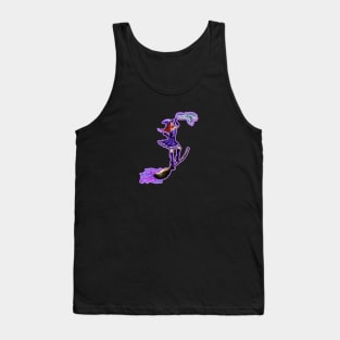 Purple Halloween Witch Tank Top